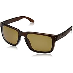 Oakley Sonnenbrille Holbrook, Gafas de Sol Polarizadas Unisex, Multicolor (Marron/Rootbeer), 55 mm