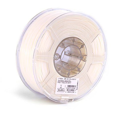 eSun 3D Filament – ABS, 1Kg, 1.75 / 3.00 mm – Verschiedene Farben, Druck Tempe. 220-260℃, für 3D Drucker z.B. MakerBot RepRap MakerGear Ultimaker Mendel Huxlep UP Thing-o-matic, Universal - 3