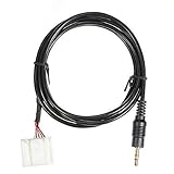 3,5 mm AUX IN Audio Input Adapter MP3 Player Phone Toyota 07-09