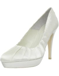 Menbur Wedding Edith 04737 - Zapatos de novia de tela para mujer