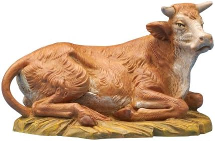 Fontanini by Roman Seated Ox Nativity Figurine, 5-Inch