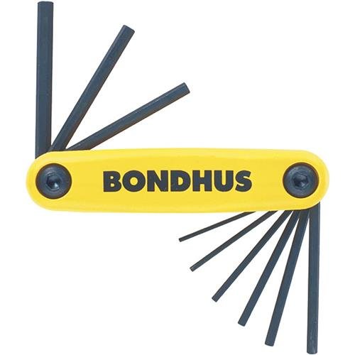 Bondhus 12589 GorillaGrip Spiel-Schlüssel auf Gestell System Zoll