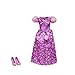Produktbild Disney Princess Hasbro Rapunzel - Kleidung, Puppenkleidung - Kleid für Puppe, glitzernd und Schuhe