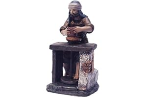 Triciclo Editores Alfarero con Torno |Figuras de Belén |Serie 11cm| Diseñadas por José Luis Mayo |Decoración Navideña |Nacimiento