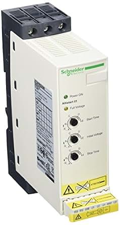 Démarreur Ralentisseur Progressif Schneider ATS01N222QN - 22A, 11kW - Pour Moteurs Asynchrones