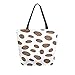 Produktbild Kaffeebohnen Duftende Tragbare Große Doppelseitige Casual Canvas Tragetaschen Handtasche Schulter Wiederverwendbare Einkaufstaschen Reisetasche Für Frauen Männer Lebensmittelgeschäft Reise