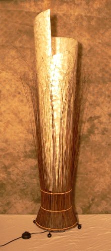 Asian Floor Lamp Buku Carang G (LA22-16/150), Designer Bali Light Decoration