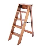 ★ 【Seguro y estable】 La escalera se combina con el cierre de seguridad superior para garantizar la seguridad y la estabilidad.Equipado con una gran plataforma, cómodo y seguro.Versátil y versátil, es más que una escalera, se puede usar como un taburete alto y la forma de la silla se puede cambiar a voluntad.