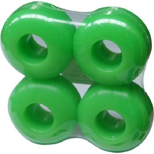 Skateboard Blank Wheel Set 51 mm Skateboard Blank Roll Top Neon Green.