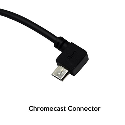 Chromecast USB Cable. Designed to Power Your Google Chromecast HDMI Streaming Media Player from Your TV USB Port (2 Pack) - 4