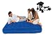 Produktbild Neue aufblasbare, beflockte Luftmatratze für Camping und den Innen- und Außenbereich., DOUBLE AIR BED WITH PUMP