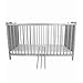 Conexus Covertable Baby Camilla Cot Bed (140 x 70 cm, White)