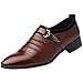 Produktbild Quaan Herbst Winter Herren Modern Klassisch Britisch Leder Schuhe Mode Mann Spitz Zehe Formal Hochzeit Persönlichkeit Weich gemütlich stärken Freizeit Bankett Büro Atmungsaktiv Solide