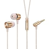 Betron B550s Noise Isolating in Ear Canal Headphones Earphones with Pure Sound and Powerful Bass for iPhone, iPad, iPod, Samsung, Nokia, HTC , Mp3 Players etc ( Gold )