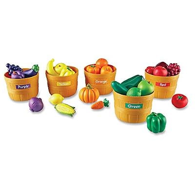 Learning Resources Kit De Tri Par Couleur Avec Les Produits Du Marché De -
