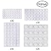 Produktbild Wanxida [Verbesserte Version]142 Stück Schutzpuffer Aktualisierung Türpuffer Anschlagdämpfer Möbelpuffer Puffer Elastikpuffer Transparent Selbstklebend (8x2 mm, 11x3 mm, 12,7x3mm, 22x3 mm)