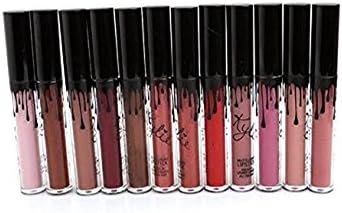 Leayao 12 Color Matte Waterproof Long-Lasting Lip Gloss - Moisturising Liquid Lipstick Make-Up