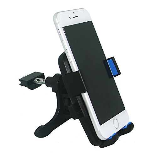 Supporto universale per cellulare da montare su bocchetta d'aria dell'auto, compatibili con bocchette orientate in verticale o orizzontale, per iPhone 7, 7 Plus, 6s, 6s Plus, 6, 6 Plus, 5S, Nexus 7, Huawei P9 e altri cellulari Android con display da 3,5