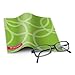 Produktbild 1x POLYCLEAN Design-Brillentuch aus Microfaser P-9000 – Brillen-Putztuch für Glas, Tablet, Laptop, iPad & Co. (17,5 x 17,5 cm, Circles green)