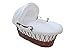 Cuddles Collection  Dimple Dressing on Moses Basket (White)
