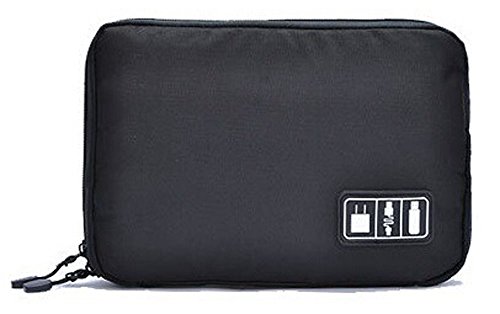 Preisvergleich Produktbild Multifunktionale Elektronische Speicher-Beutel Digitale Aufbewahrungstasche Tragbaren Elektronischen Organizer für Elektronikzubehör und Make-up-Tools Reise Zubehör - Schwarz
