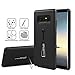 Produktbild Note 8 Hülle Samsung Galaxy Note 8 Case mit Ring Halter KingSang Silikon Hülle Tasche Schale Schutzhülle Stoßdämpfend Kickstand Handyhüllen 2in1 PC+TPU Soft Cover - Schwarz
