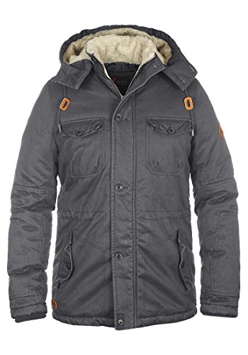 BLEND Kenneth 20700463ME Parka, Gre:XS;Farbe:Ebony Grey (75111)