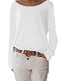 Suelto, cómodo, de gran tamaño de la túnica Tops ideal para acompañar los pantalones vaqueros, polainas o pantalones