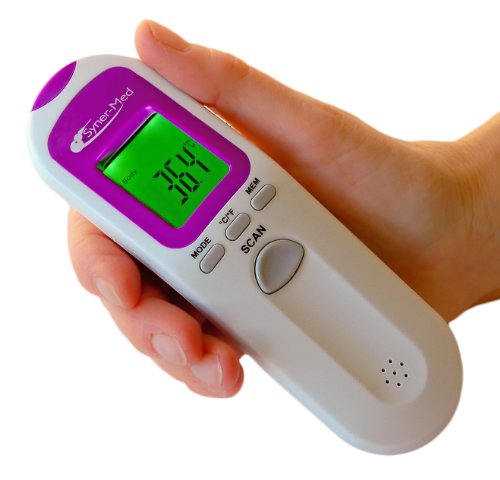 NEW VeraTemp Non-Contact Multi-Use Infrared Thermometer for Baby Child Adult + FREE EXTRA Spare Batteries (2 SETS)