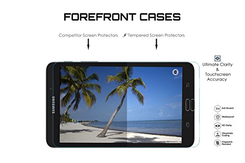 Forefront Cases® [HD KLARHEIT] Gehärtetes Glas Bildschirm Schutz Protektor Folie für Samsung Galaxy Tab A 7.0 SM-T280 [ULTRA DÜNN nur 0.3mm] - 2