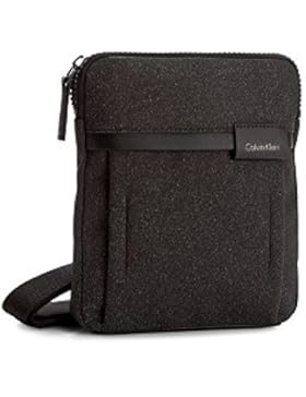 CALVIN KLEIN , Herren Schultertasche schwarz schwarz