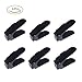 Produktbild Shoe Organizer, T-MIX Schuhregal Schuhstapler Kunstoff Schuhorganizer Simple Creative Not Adjustable Storage Space Saver Shoe Rack (6 Black Not Adjustable)