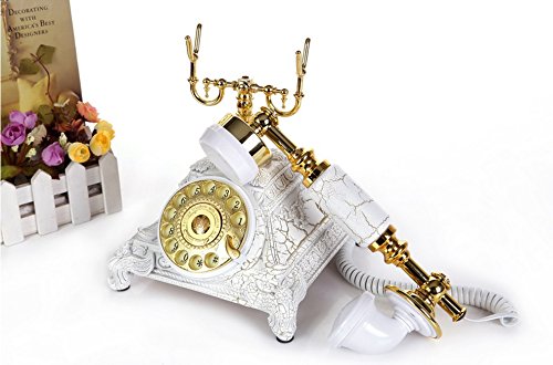 détail Fashion Creative Rotate Téléphone Antique European Style Rural Retro Téléphone Ménage Téléphone Bureau Téléphone (Callback mains libres) ( couleur : N ° 2 )