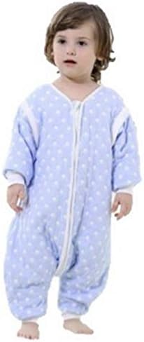 Baby Sleeping Bag with Feet and Removable Sleeves 2.0 Tog Blue SPOT (18-24 Months)
