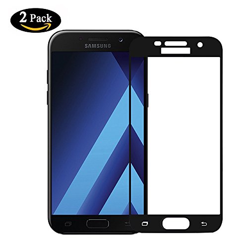  2-Unidades  Samsung Galaxy A5 2017 Protector de Pantalla  Y-ouni Cristal Templado Samsung Galaxy A5 2017   3D Cobertura Completa   9H Dureza   Alta Transparencia   Ultra Resistente a Golpes y Rayado   Sin burbujas   Ajuste Perfecto   Garant  a de por vida  Protector Cristal Vidrio Templado para Samsung Galaxy A5 2017