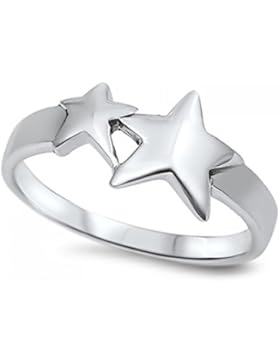 Ring aus Sterlingsilber - Stern