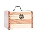 Produktbild DaoRier Holz Geschenkbox Schmuck Geschenkbox Holz-Schatzkisten Elegant Hochzeits Geschenkbox für Schmuck Halskette und andere kleine Accessoires