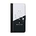 Produktbild licaso S6 Faltbare Kunstleder Hülle in Schwarz mit Life Death Klappbare Leder Handy Hülle mit Magnetverschluss - 2in1 Smartphone Flip Case & Brieftasche Portemonnaie Zubehör