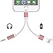 Produktbild Zhuhaimei,2-in-1-Audio-Adapter 8 Pin 2 bis 3,5-mm-Aux-Kopfhöreranschluss für iPhone 7 Plus / 7(Color:Rose Gold)