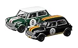 Paquete doble. Scalextric C3586A - Lote de 2 Mini Coches con Ranura para Coches (Escala 1:32)