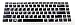 Saco Chiclet Keyboard Skin for Dell Vostro 2520 15.6 inch Laptop (Black/Clear) RS.300.00