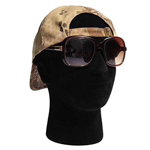 LuckyFine Male Black Styrofoam Foam Mannequin Manikin Head Model Glasses Wig Display Stand