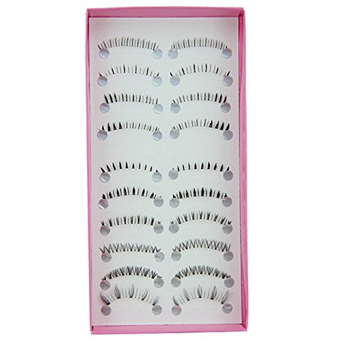 10 Pairs Different Style Lower Under Bottom Eye Lashes Extension False Eyelashes (6)