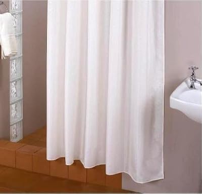 no brand rideau de douche blanche textile 180 cm x 250 cm à rallonge! 180 large x 250 haut