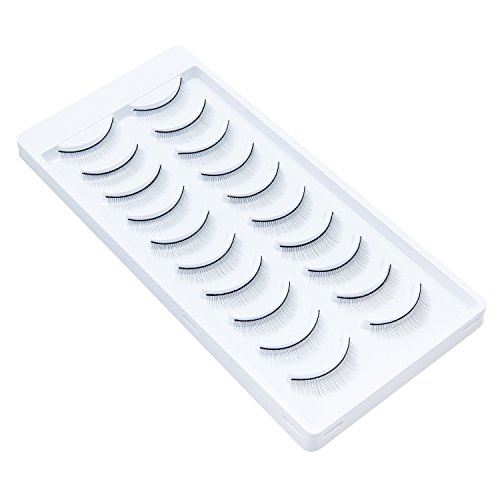 Wleec Beauty Training Lashes for Eyelash Extension (10 Pairs/1 Pack)