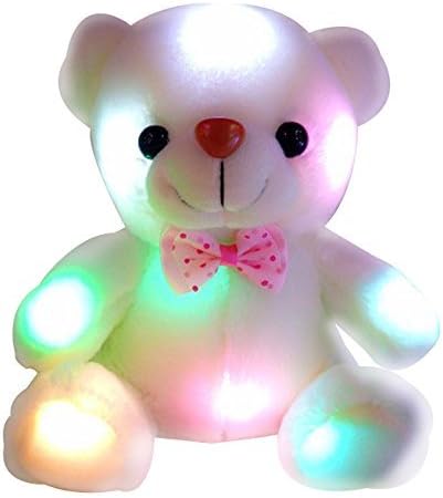 The Life Connection shine! chick with 772 walking shining a bear's stuffed LED rainbow doll Tedipea gift gift birthday (A)