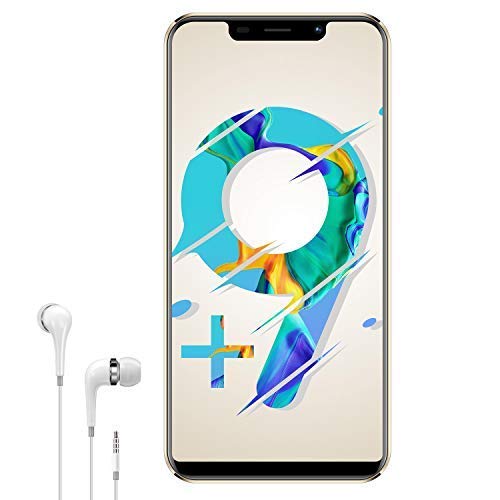 Moviles Libres 4g, V Mobile S9+(2020) 5.84 Pulgadas HD, 3GB+16GB/128GB 4800mAh Smartphone Libre Cámara 13MP+5MP Android 8.1 Dual SIM WiFi GPS BT4.0 Moviles Buenos (Oro)