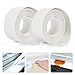 Produktbild FOCCTS 2 Stück wasserdicht Dichtungsband Selbstklebend Dichtband PE Fugendichtungsband für Badezimmer, Dusche, Küche, Wand Ecke, Weiß 3,8 cm x3,35 m