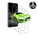 Produktbild PAOGE Panzerglas Schutzfolie für iPhone X/iPhone XSPanzerglas iPhone X/XS 3 Stück9H Härte0.33mm HD-Klar2.5D Runde KanteAnti-ÖliPhone X/XS Panzerglasfolie