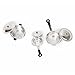 Produktbild SODIAL(R) 3 Stueck Miniatur Puppenhaus Kochgeschirr Toepfe Pfannen Set Silber
